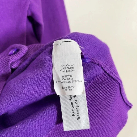 J.CREW | JACKIE CARDIGAN IN FIESTA PURPLE - Picture 12 of 15